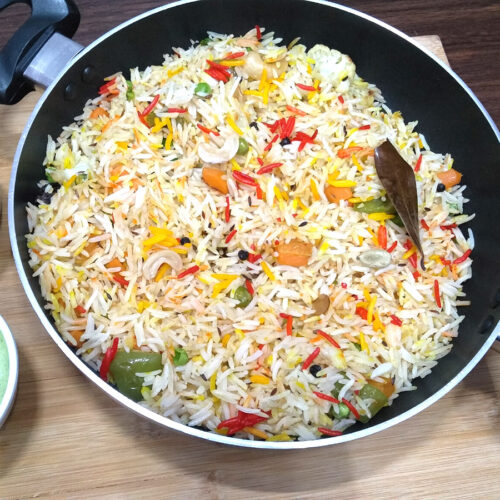 Vegetable Pulao Recipe | वेज पुलाव | Simple Veg Pulao Recipe | Easy Veg Pulav Recipe/Vegetable Rice Vegetable Pulao Recipe