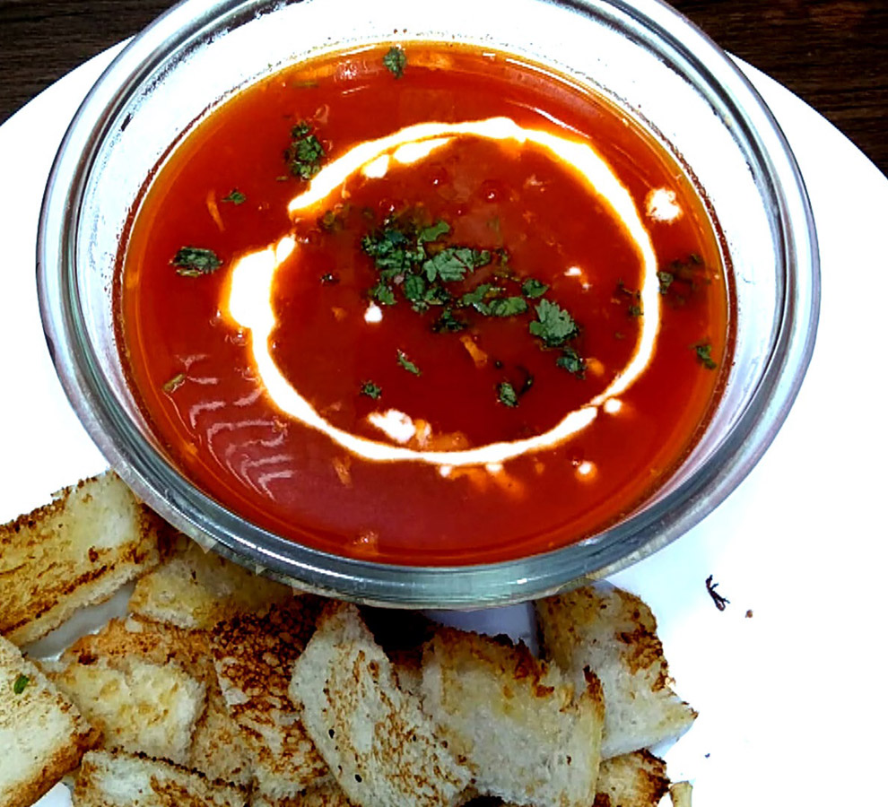 Easy Tomato Soup Recipe | Tomato Garlic Soup | How to